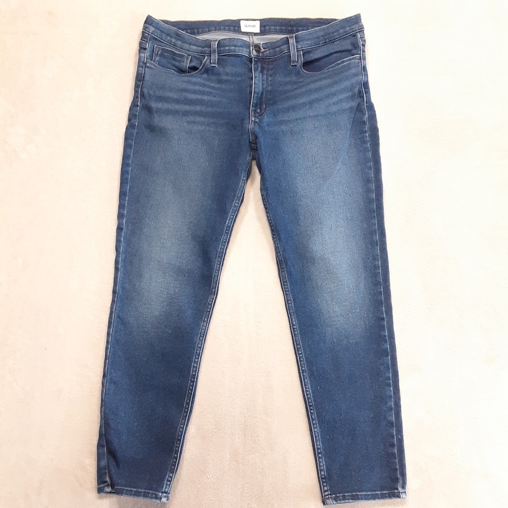 Hudson Womens Krista Low Rise Skinny Ankle Jeans 32 Blue 26" Inseam